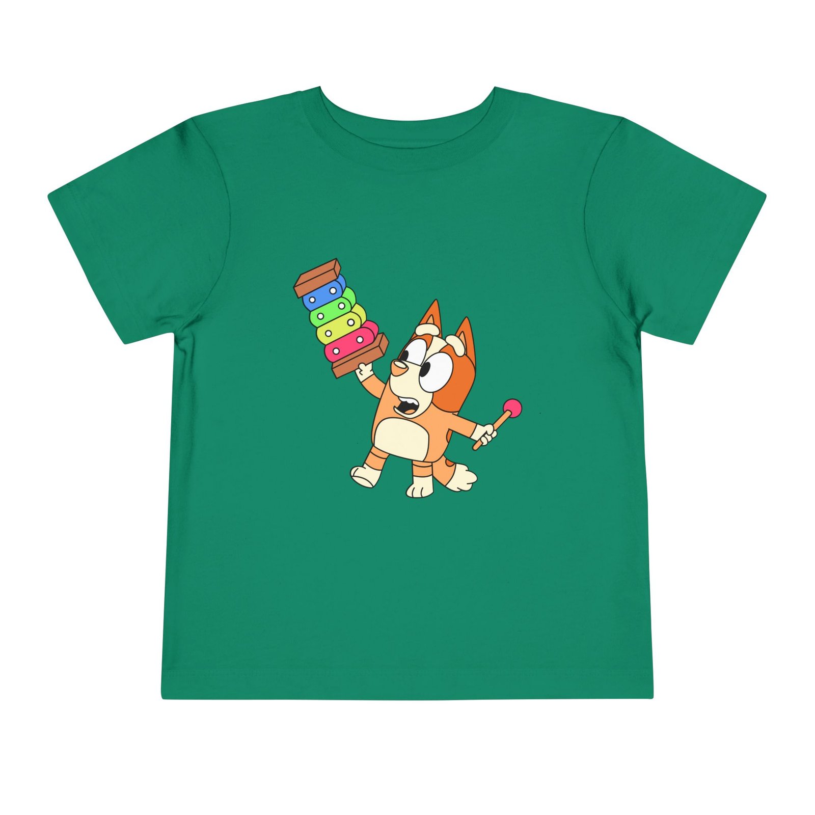 Bluey-Bingo Xylophone Toddler Tee – Cute Kids Graphic Shirt - Image 33