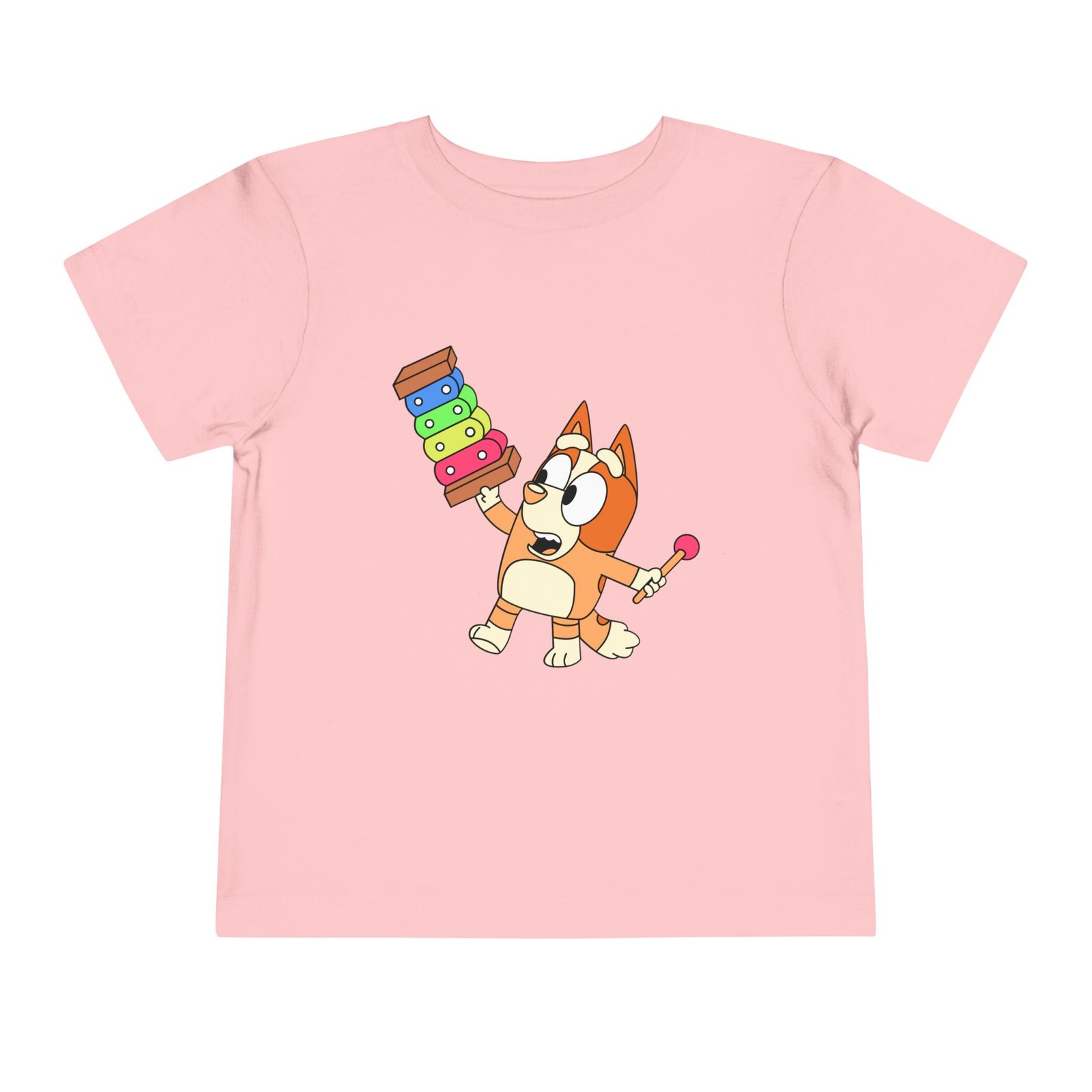 Bluey Xylophone Toddler T-Shirt – Cute Kids Cartoon Tee