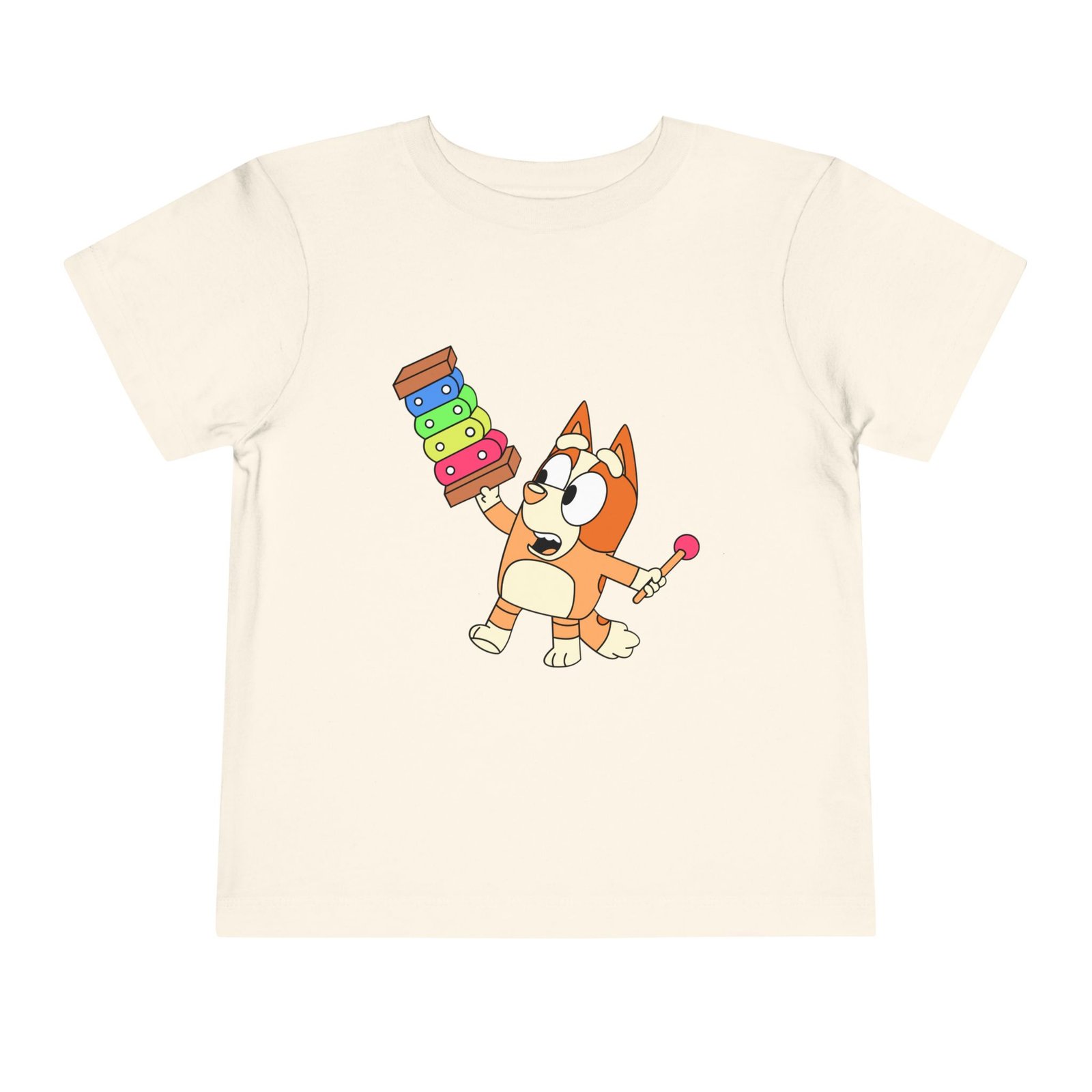 Bluey-Bingo Xylophone Toddler Tee – Cute Kids Graphic Shirt - Image 13