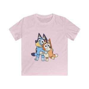 Bluey and Bingo Kids T-Shirt – Cute Cartoon Sibling Shirt
