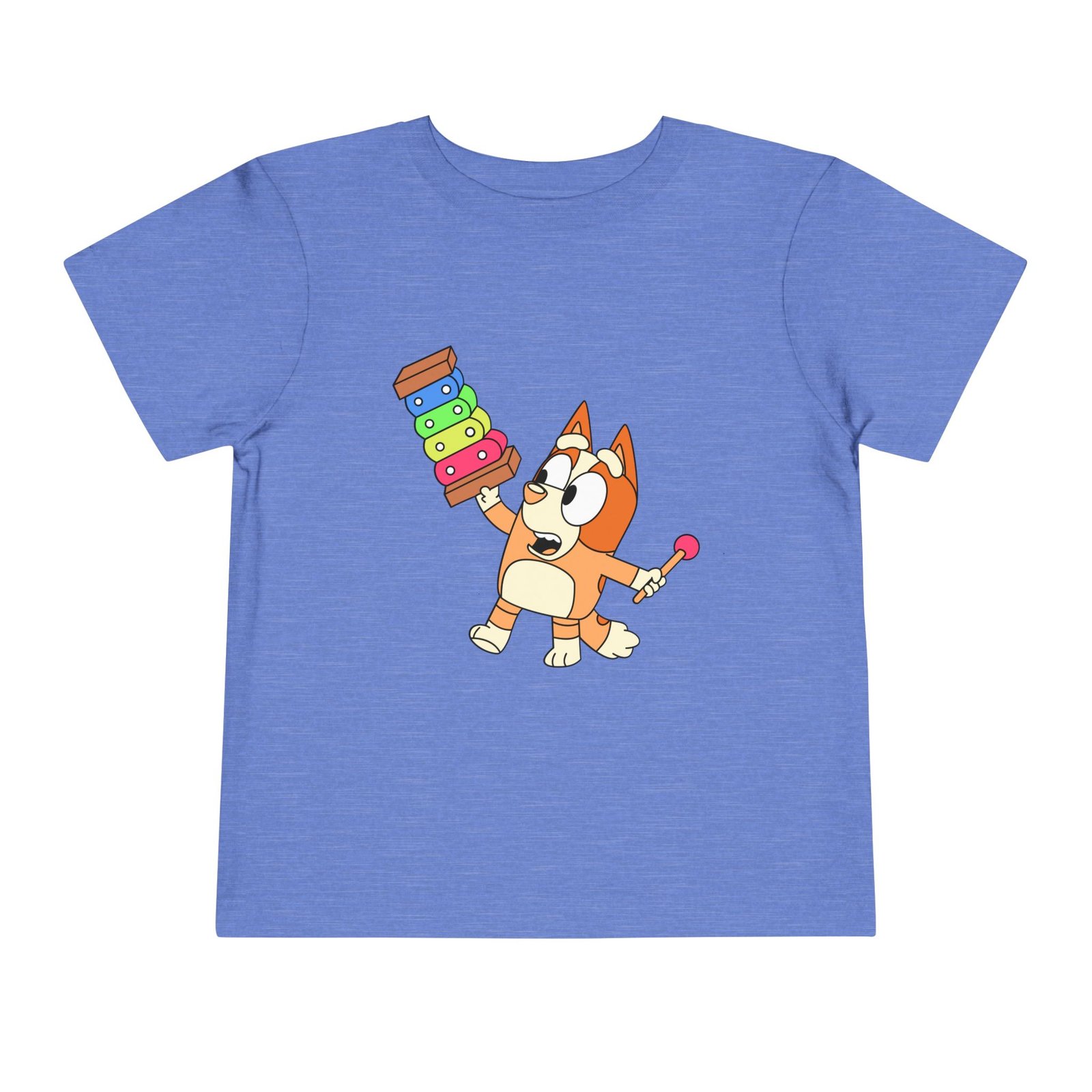 Bluey-Bingo Xylophone Toddler Tee – Cute Kids Graphic Shirt - Image 41