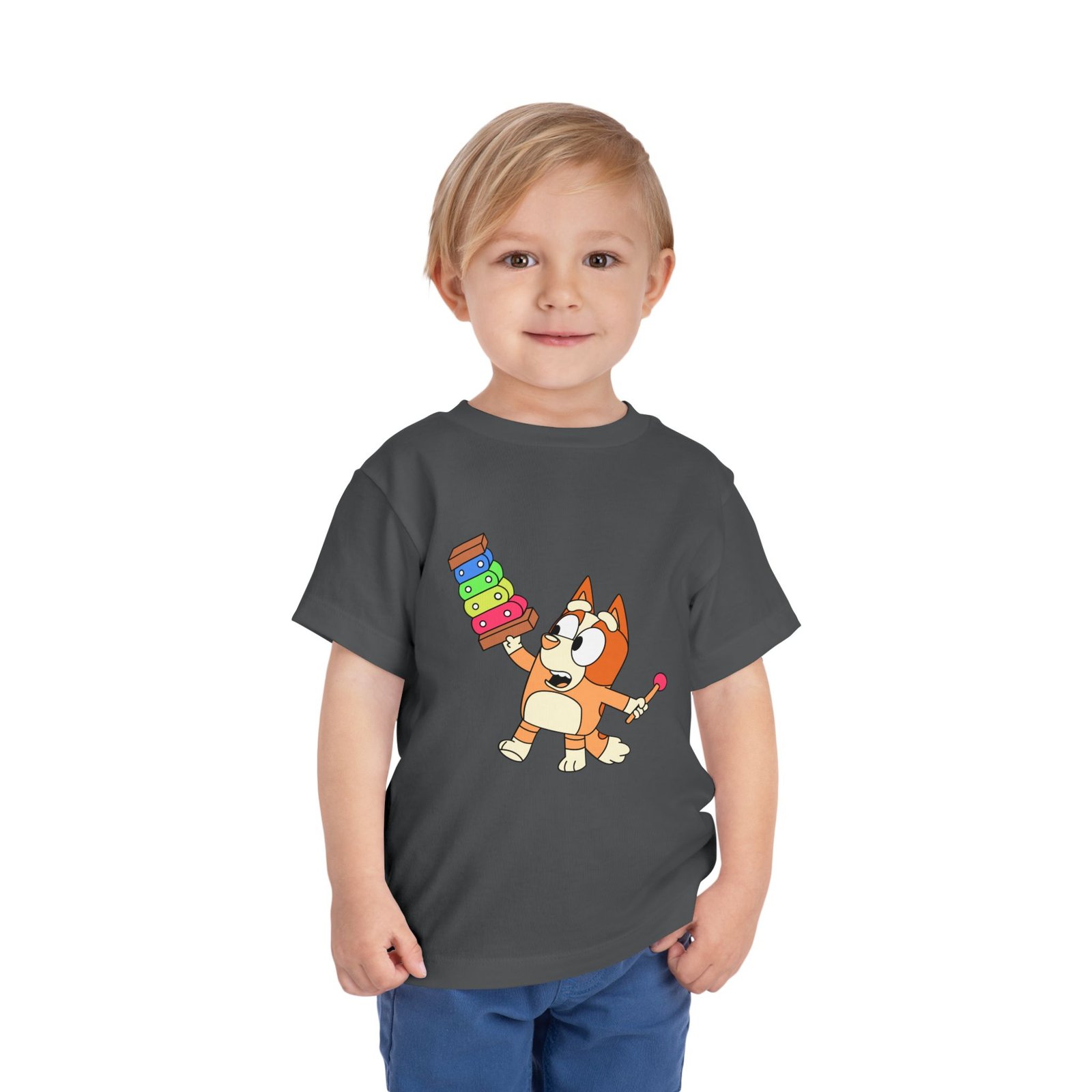 Bluey-Bingo Xylophone Toddler Tee – Cute Kids Graphic Shirt - Image 51