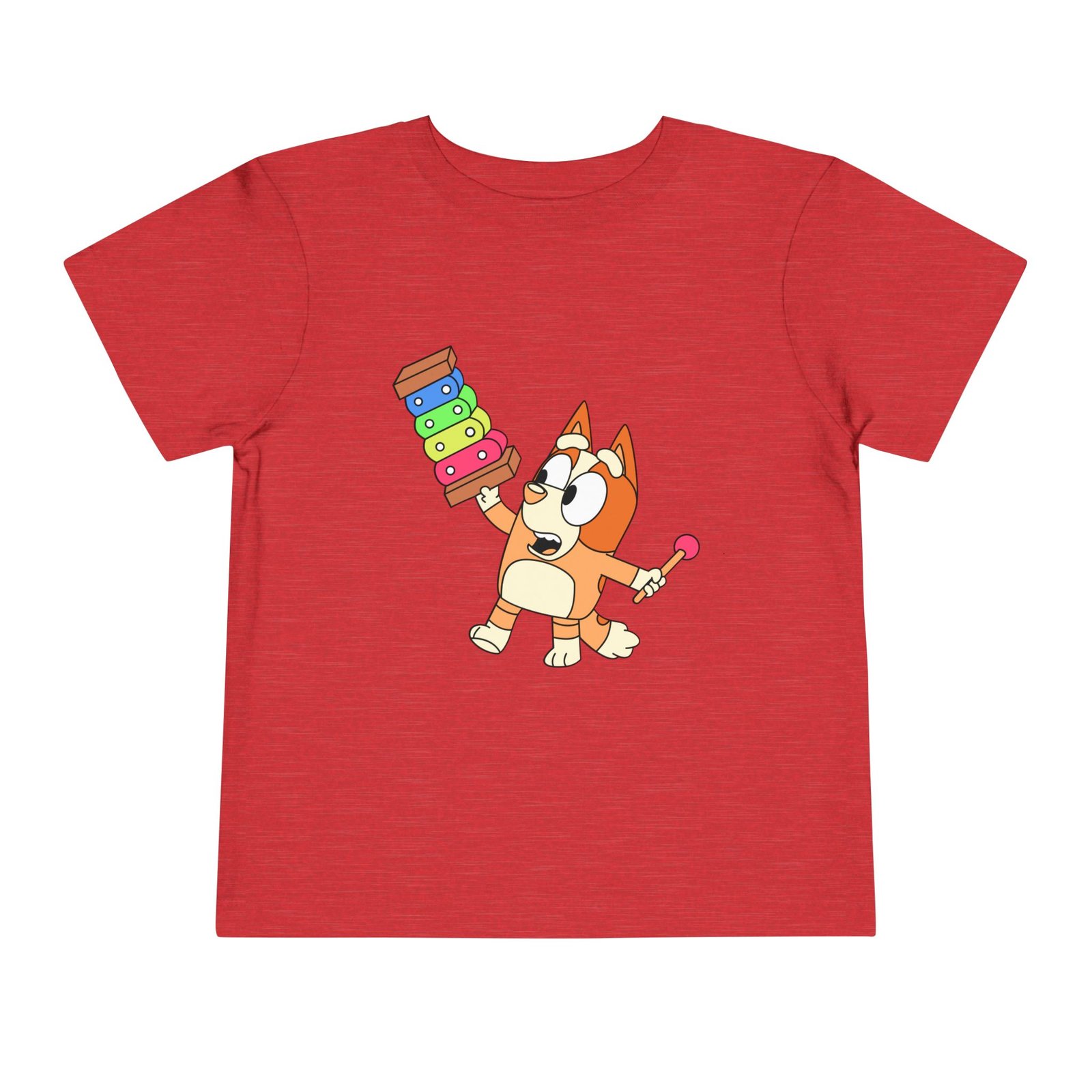 Bluey Xylophone Toddler T-Shirt – Cute Kids Cartoon Tee