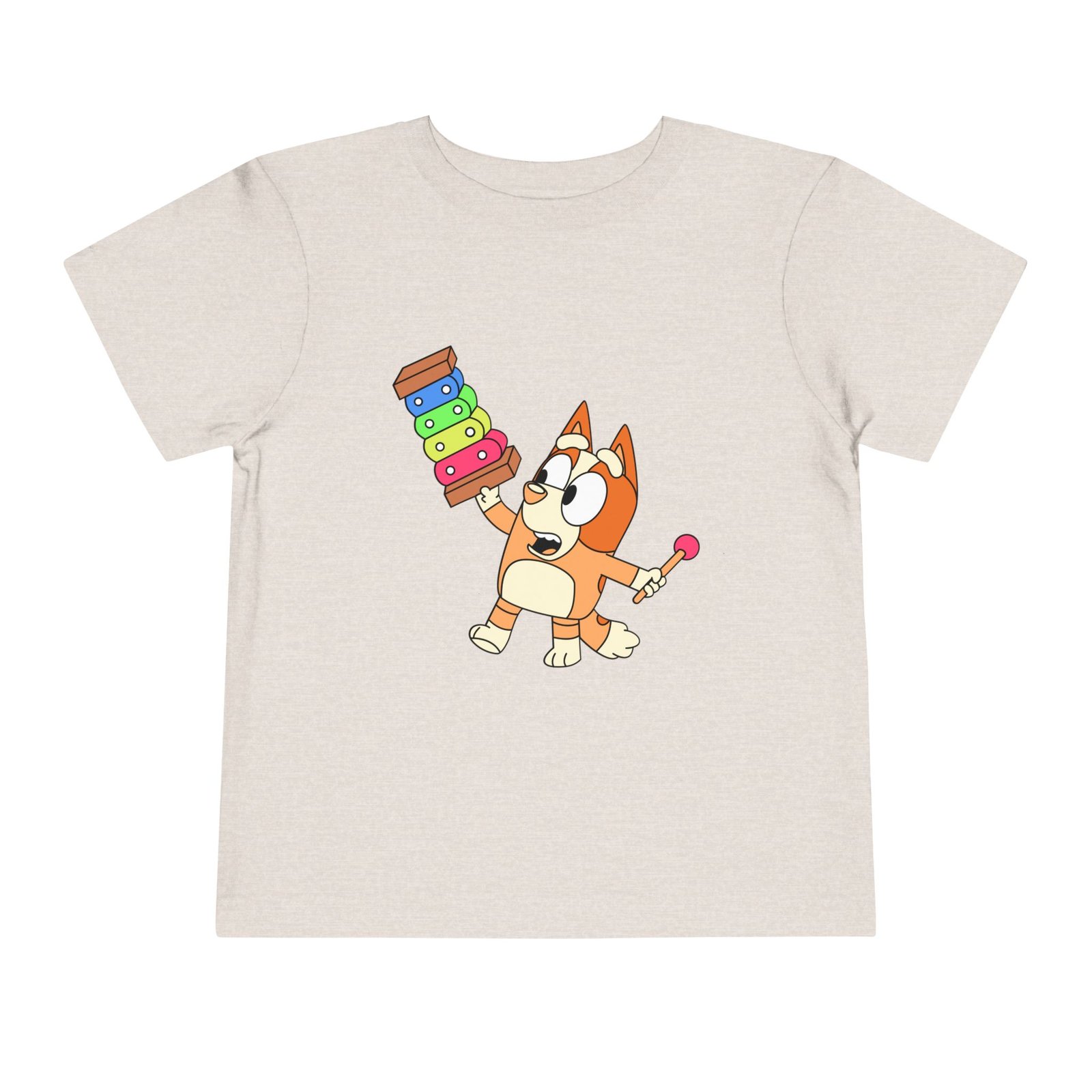 Bluey-Bingo Xylophone Toddler Tee – Cute Kids Graphic Shirt - Image 17