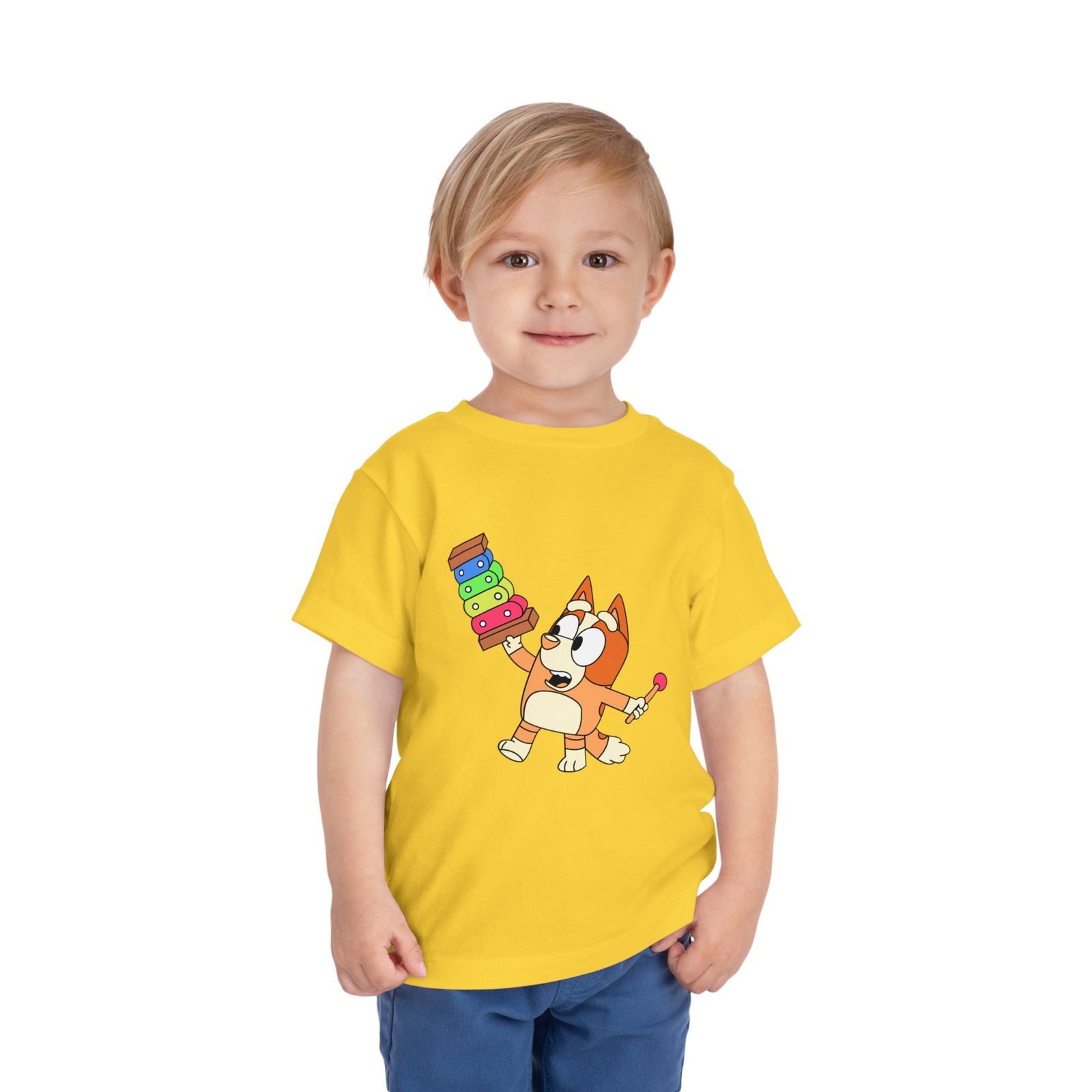 Bluey-Bingo Xylophone Toddler Tee – Cute Kids Graphic Shirt - Image 27