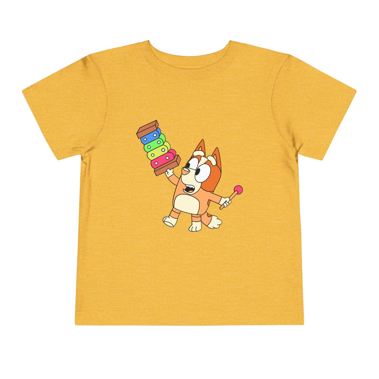 Bluey Xylophone Toddler T-Shirt – Cute Kids Cartoon Tee