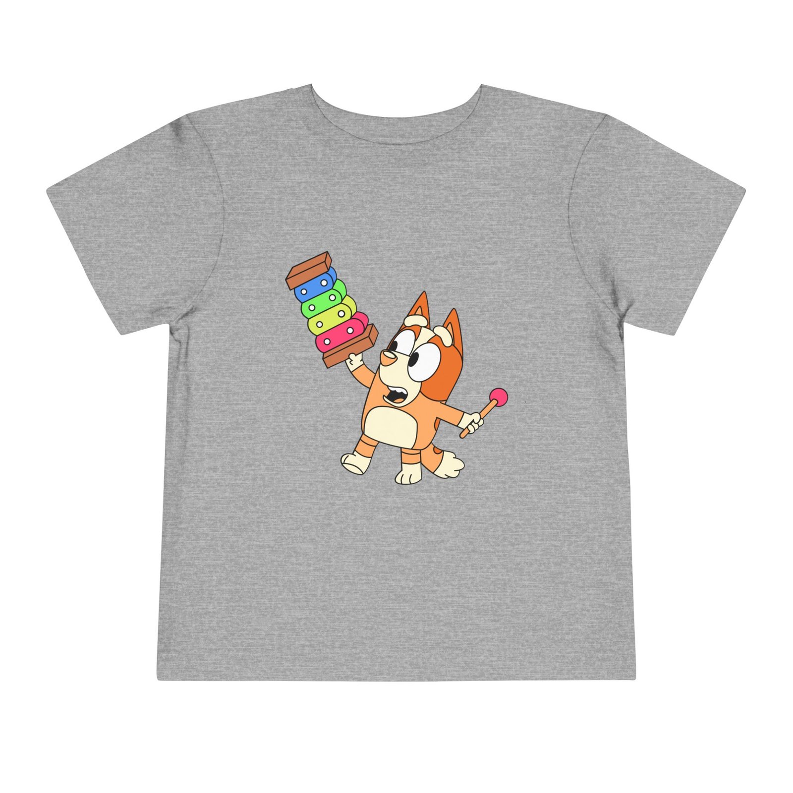 Bluey-Bingo Xylophone Toddler Tee – Cute Kids Graphic Shirt - Image 37