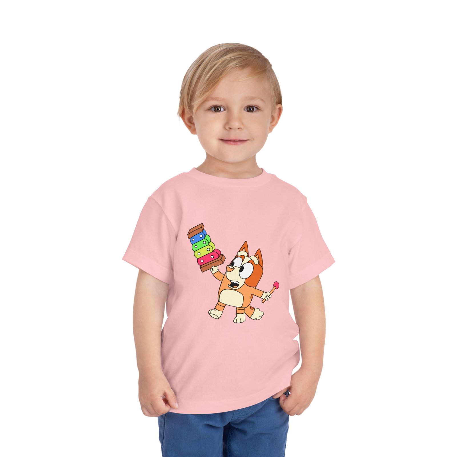Bluey-Bingo Xylophone Toddler Tee – Cute Kids Graphic Shirt - Image 63