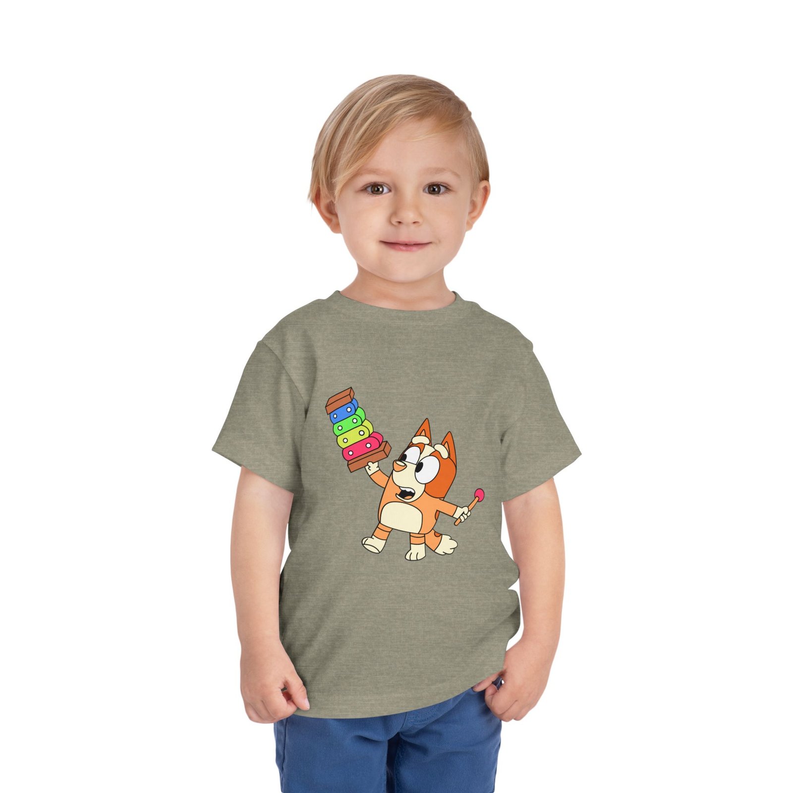 Bluey-Bingo Xylophone Toddler Tee – Cute Kids Graphic Shirt - Image 23