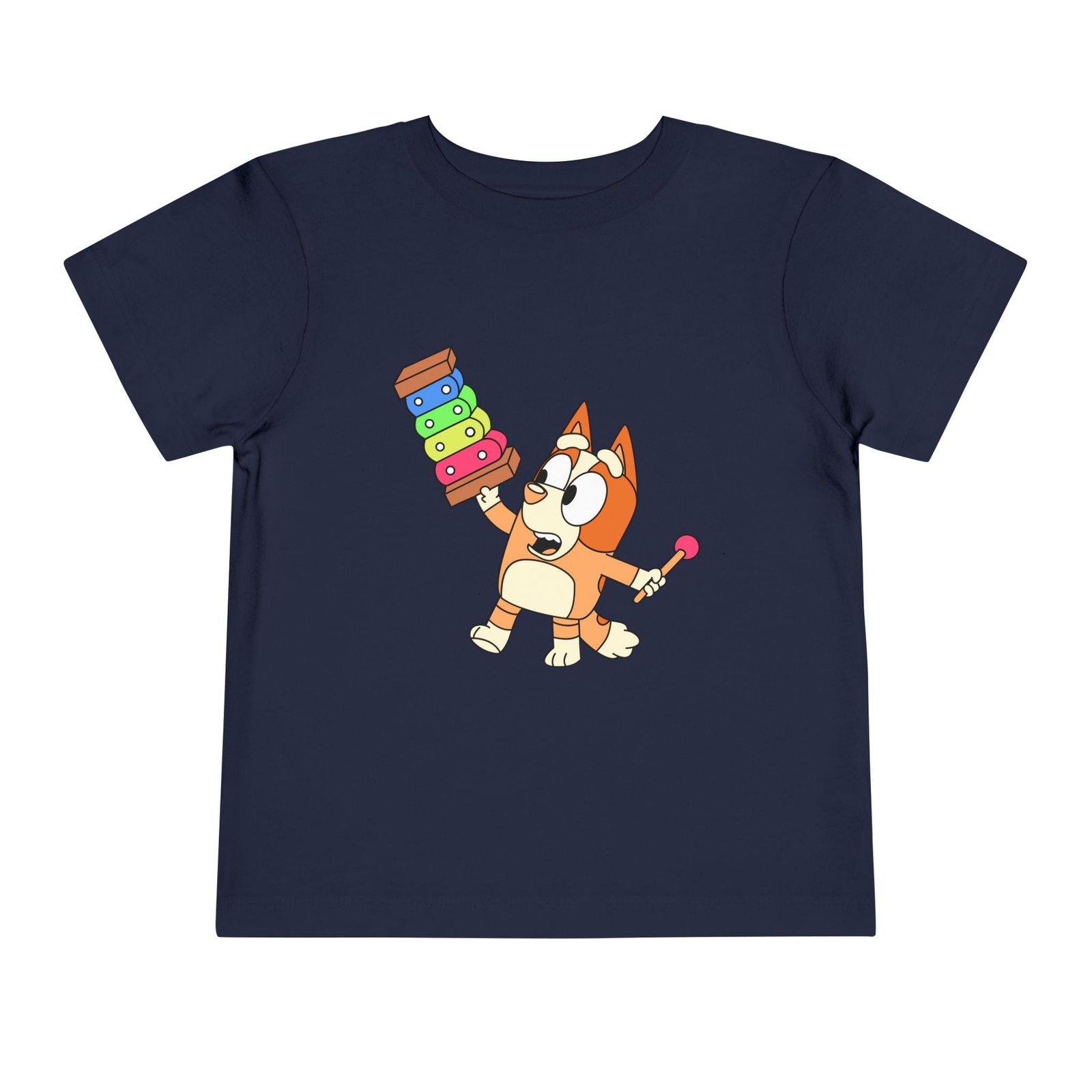 Bluey-Bingo Xylophone Toddler Tee – Cute Kids Graphic Shirt - Image 53