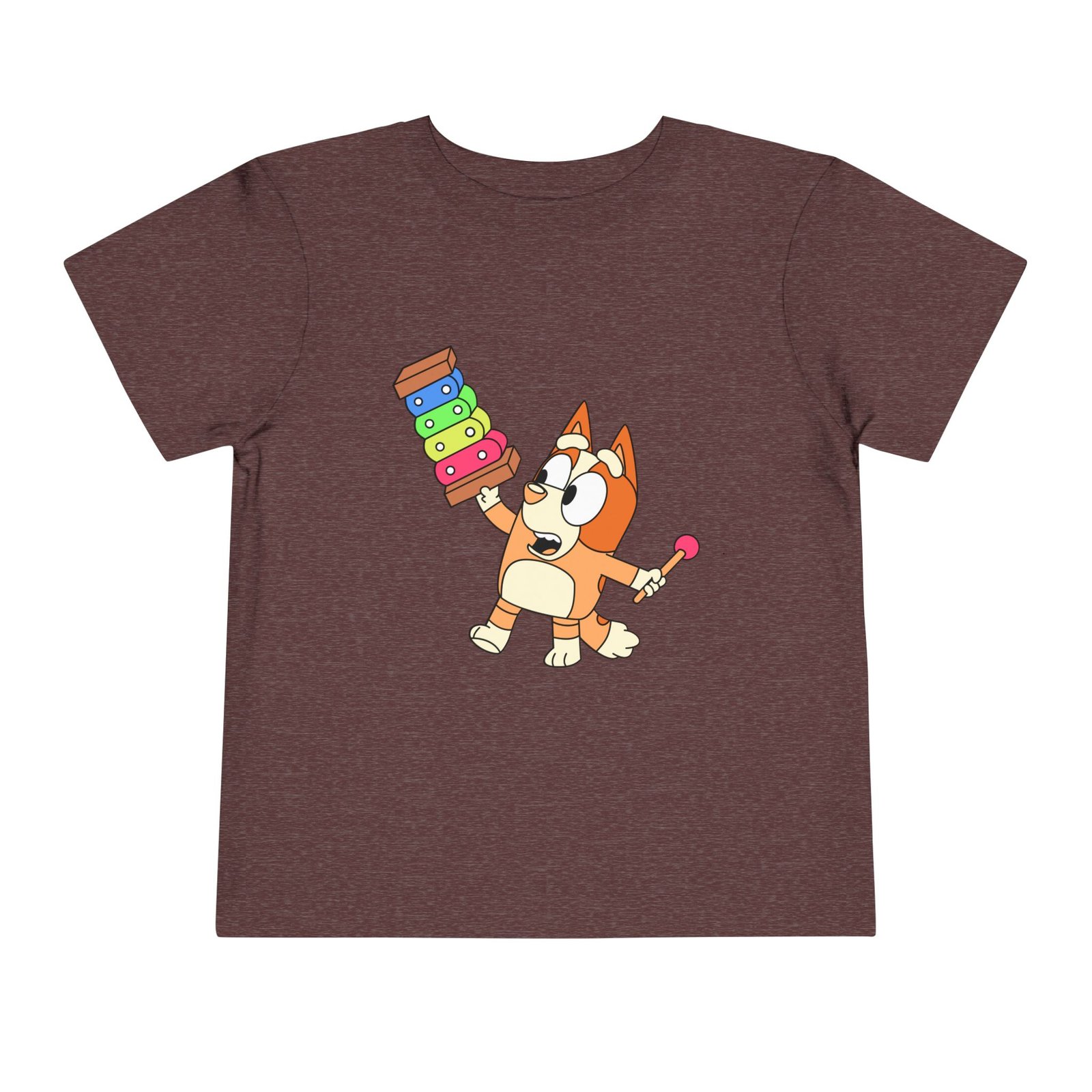 Bluey-Bingo Xylophone Toddler Tee – Cute Kids Graphic Shirt - Image 69
