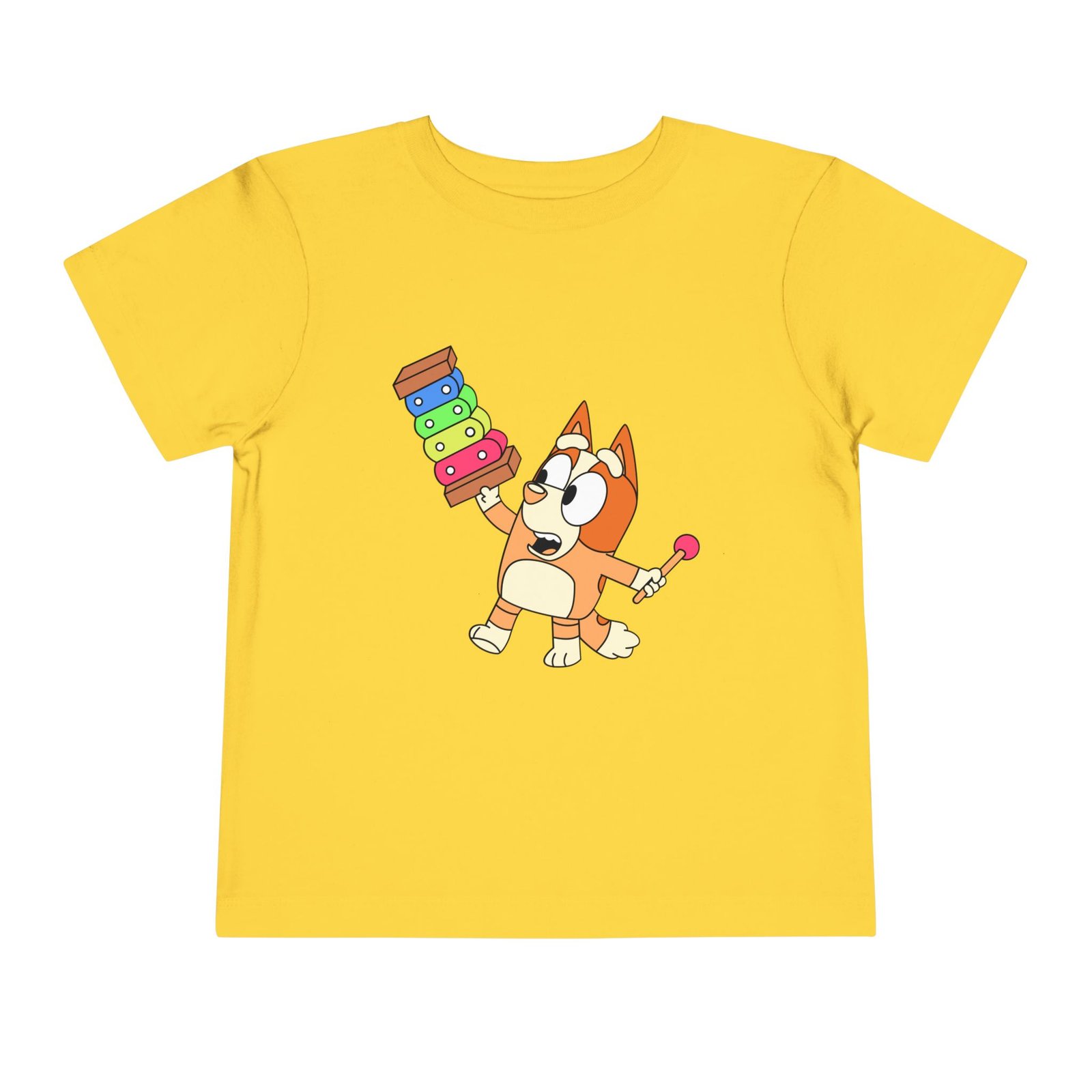 Bluey-Bingo Xylophone Toddler Tee – Cute Kids Graphic Shirt - Image 25